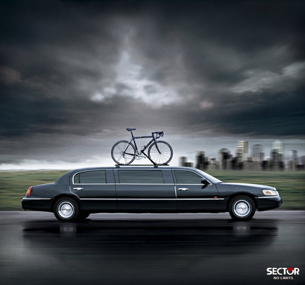 bike on limo