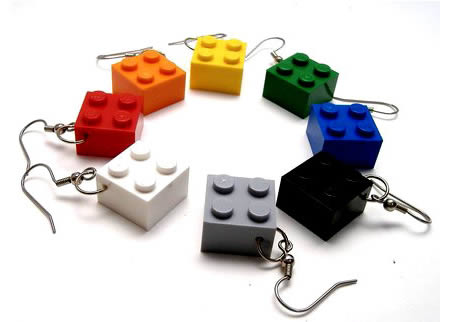 Lego Earrings