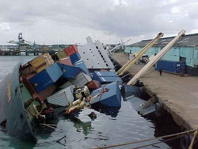 falling boat