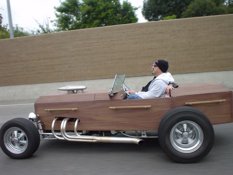 coffin car