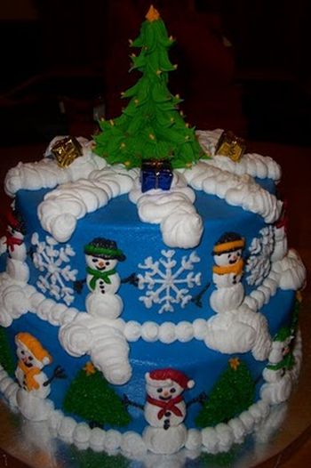 Beautiful Christmas Funny Cake Wallpapers