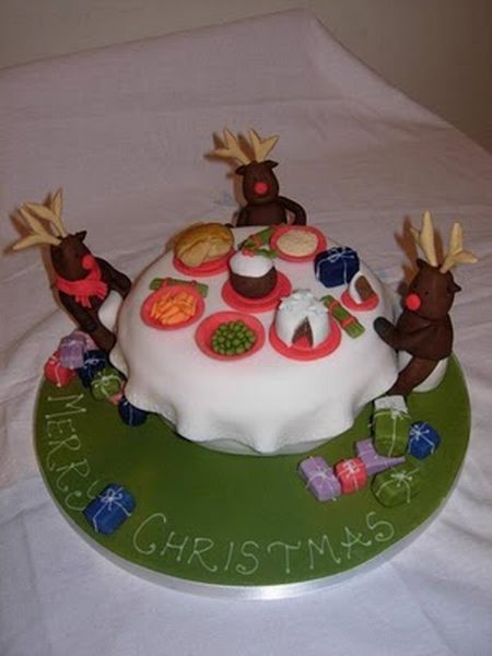 Reindeer cake