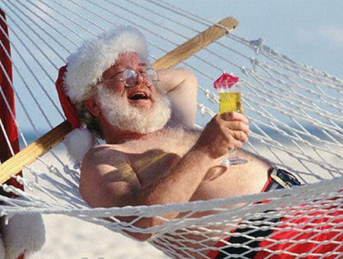 Vacation Santa Claus