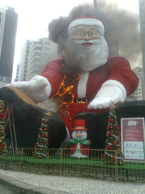 Chrsitmas fire