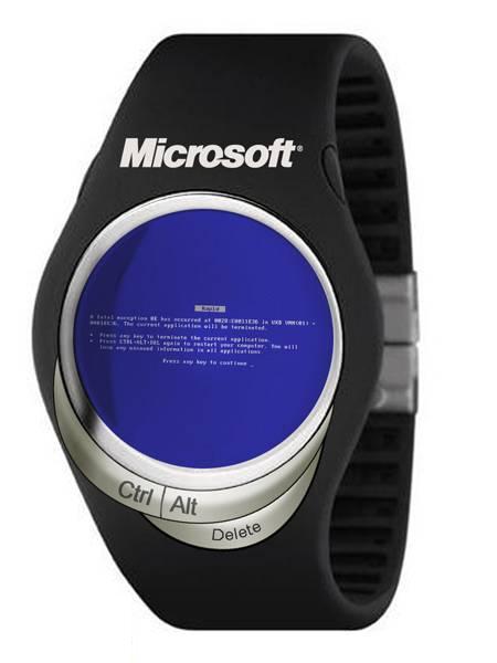 a watch built by microsoft