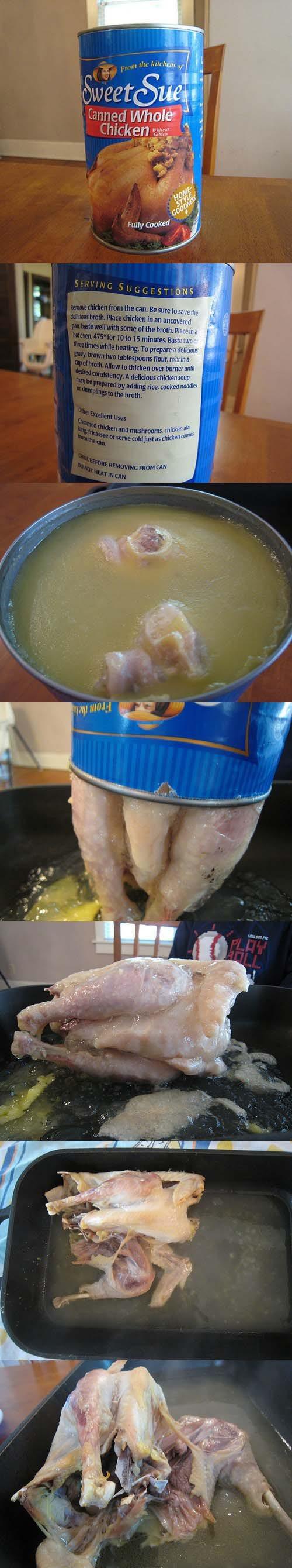 canned chicken
