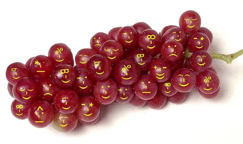 Funny grapes