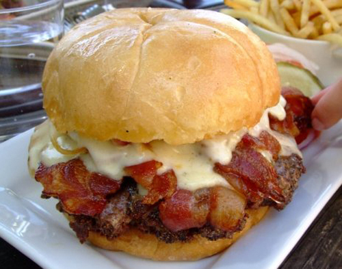 Picture hamburger