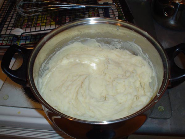 mashed potatoes