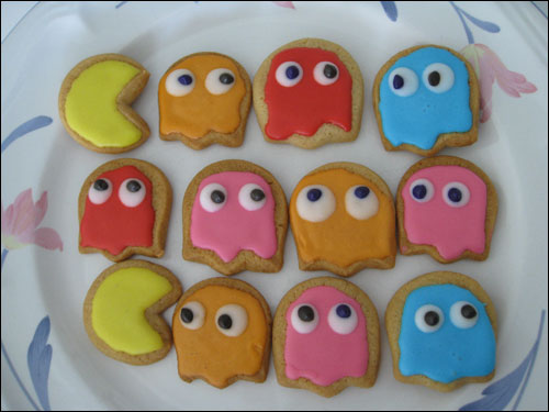 Pac-Man cookies