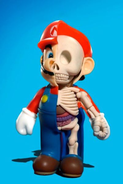 Skeleton Mario Bros