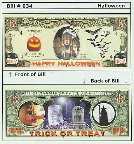 halloween money