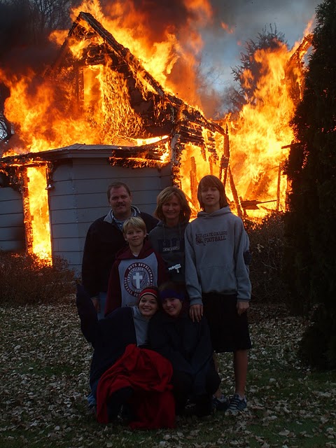 Family Picture fire