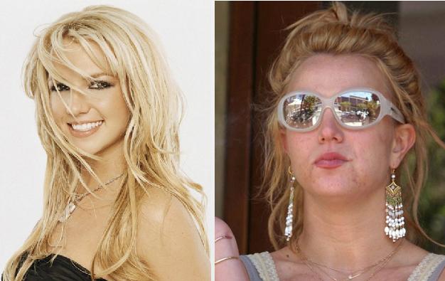 Britney with makeup