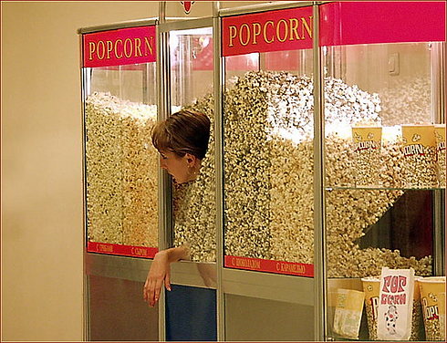 popcorn at the cinema