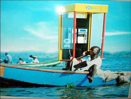 Phone in the ocean