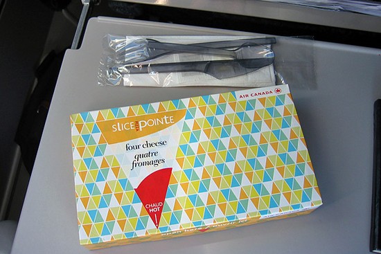 Air Canada flight meal