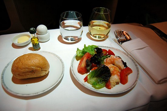 Singapore meal - A380