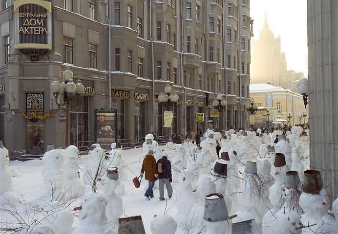 city of snowmen