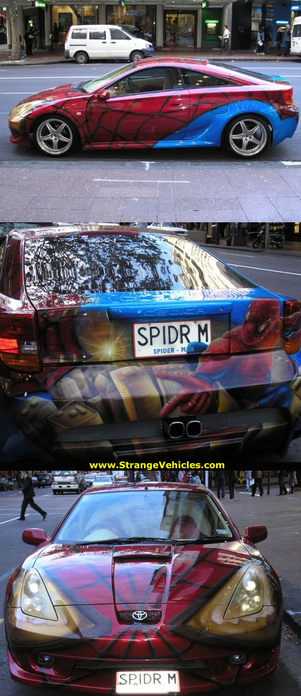 spiderman car