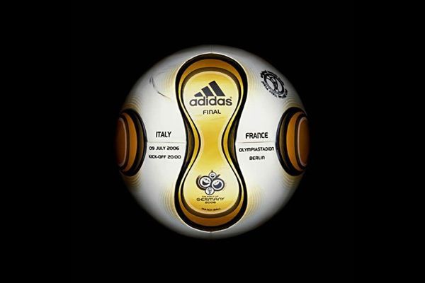 Soccer ball of the final between Italy and France, 2006 in Germany