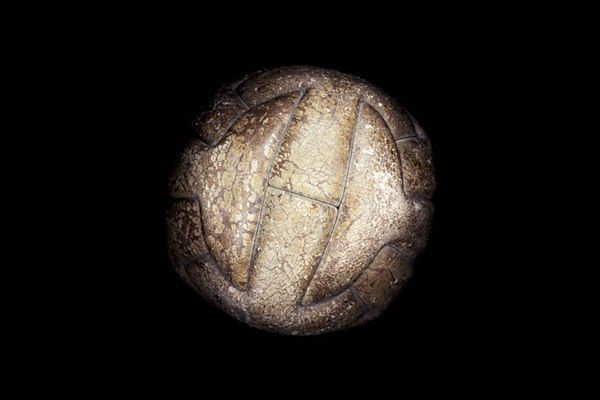 Old soccer ball