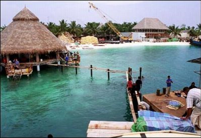 rangali island construction