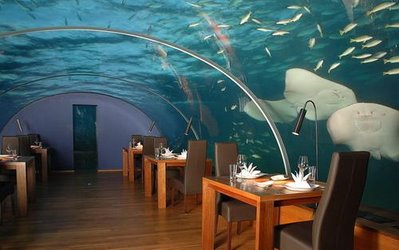 The underwater restaurant!