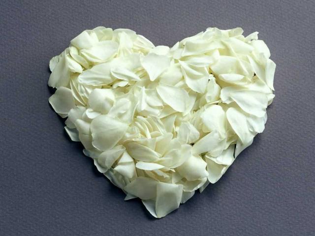 White heart picture