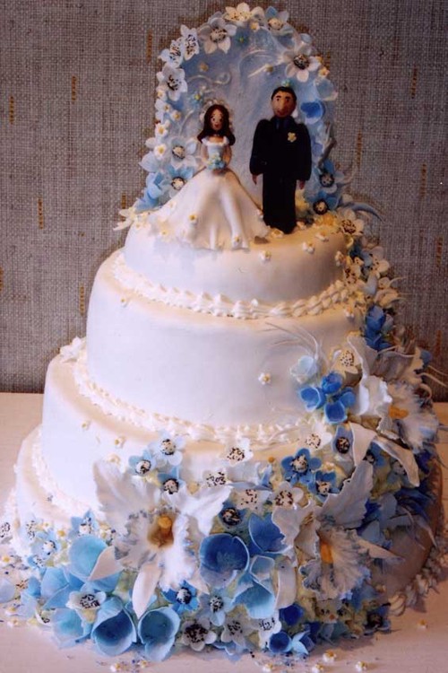 a nice wedding cake